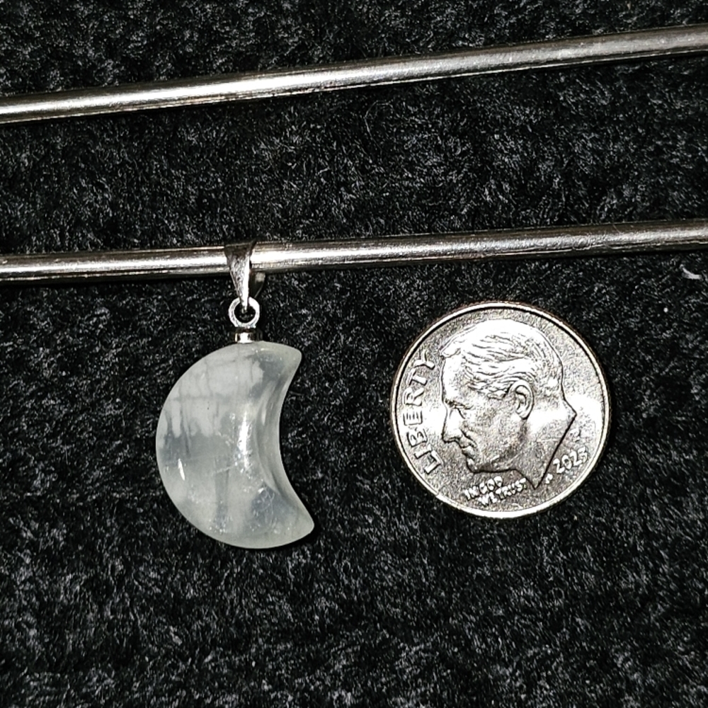 Moon-Shaped Pendant